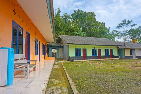 Façade de l’hébergement