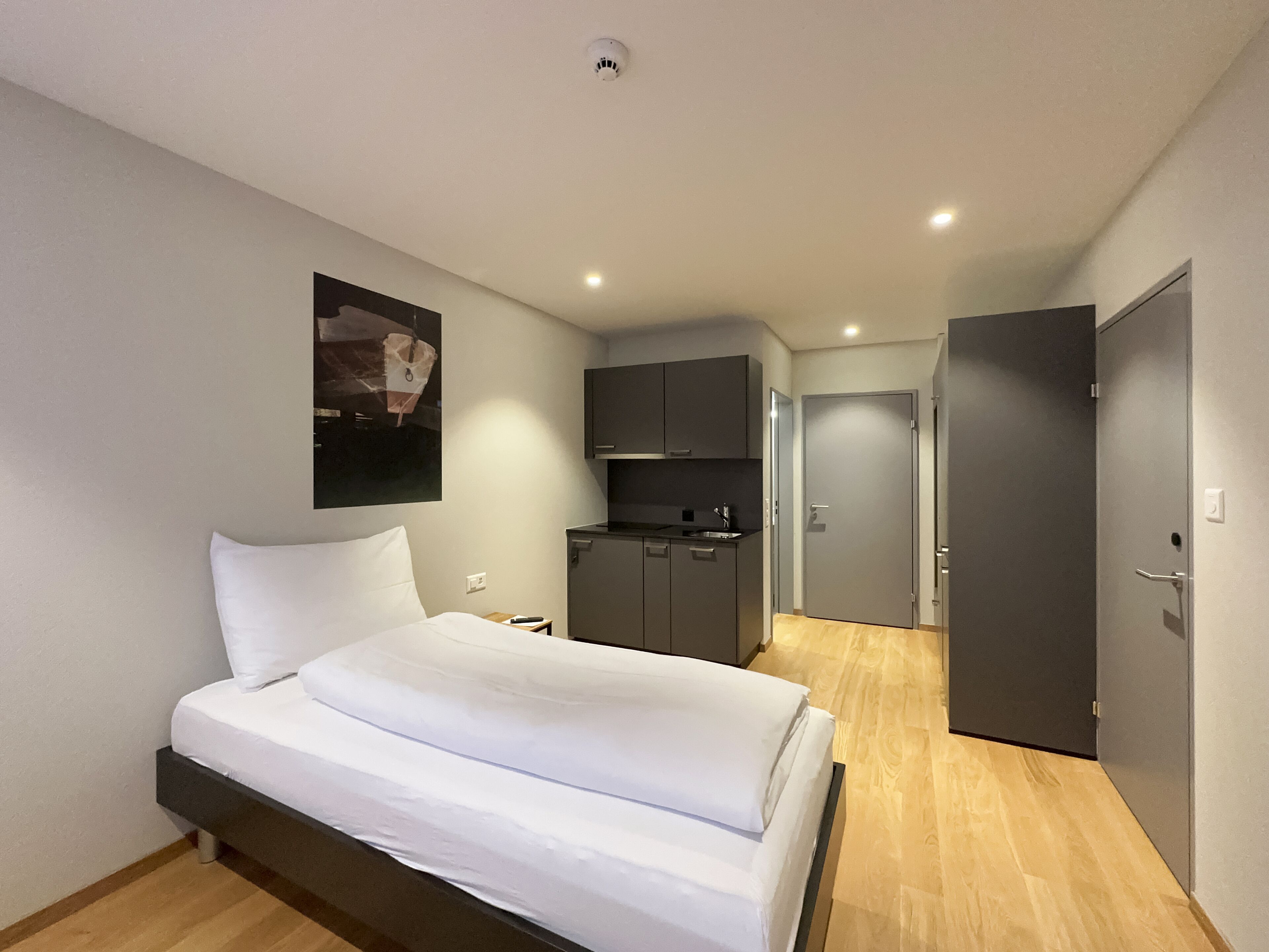 シングルルーム | デスク、ノートパソコン用作業スペース、防音設備、アイロン / アイロン台