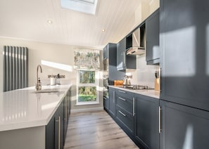 Fridge, oven, stovetop, toaster