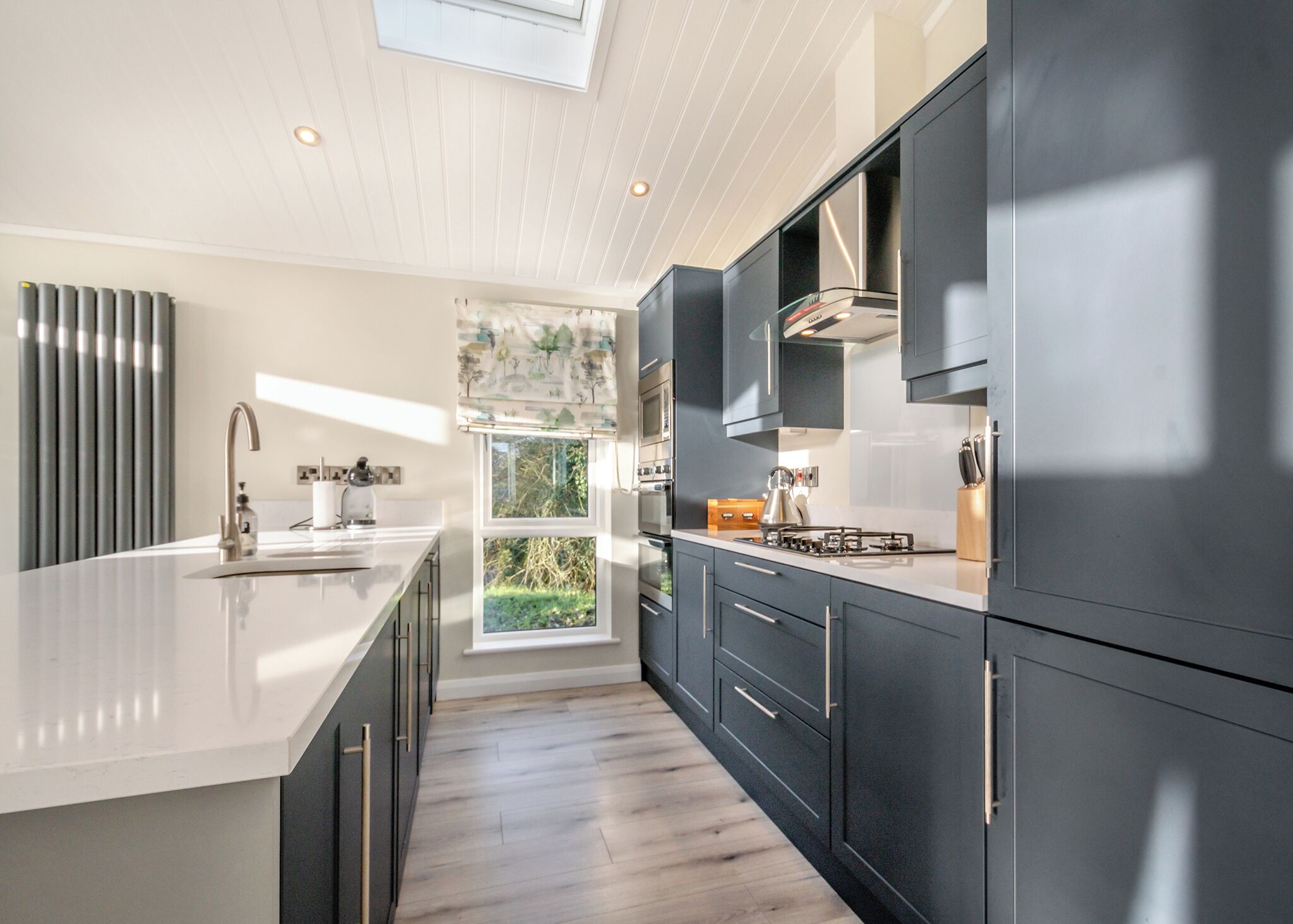 Fridge, oven, stovetop, toaster