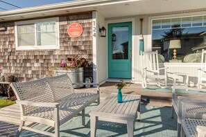 Exterior detail - Impeccably Maintained Retreat: Walk to Beach & Town, Firepit, Fenced Yard, Cozy Charm! (Cannon Beach)