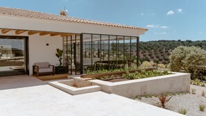 Terrace/patio - Charming farm ideal to enjoy nature and rest. (Villamanrique)