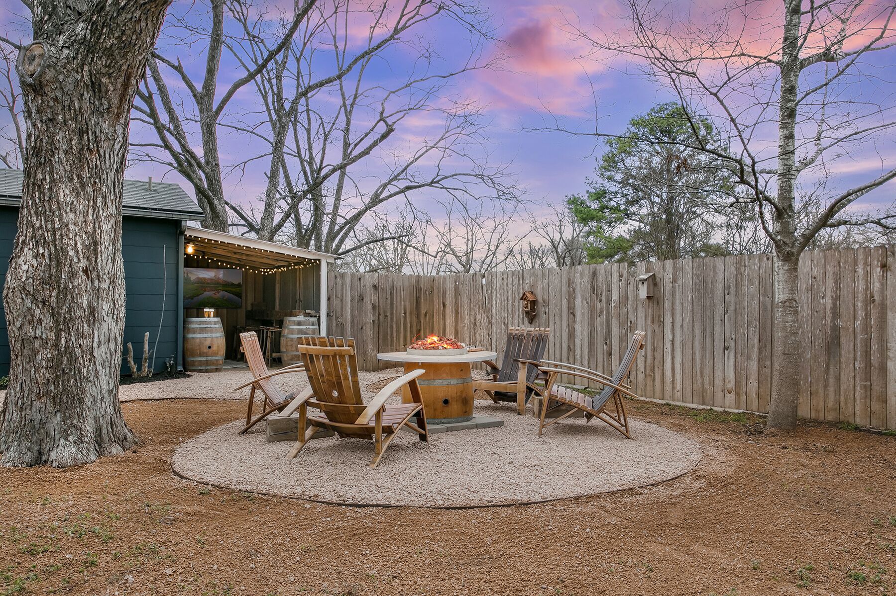 Hackberry Hideaway | 2/1 | Full Kitchen | In Town | Pet Friendly w/ Fee | Outdoor Area