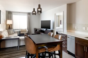50-inch flat-screen TV with cable channels, TV - Residence Inn by Marriott Anaheim Brea (Brea)