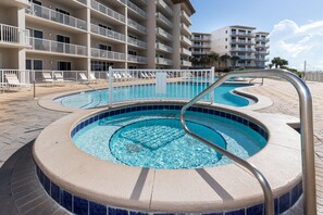 Una piscina riscaldata