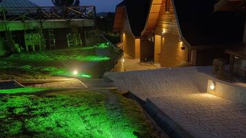 Front of property – evening/night