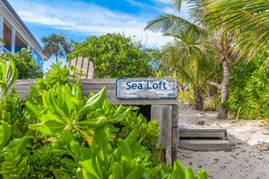 Exterior detail - Sea Loft: Unparalleled Oceanfront Serenity in a Newly Rebuilt Paradise (Elbow Cay)