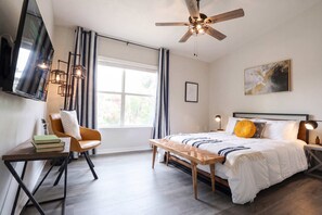 2 habitaciones, tabla de planchar con plancha, wifi y ropa de cama 