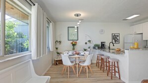 Dining - The YinYang | King Bed • Workspace • Full Kitchen (Gainesville)