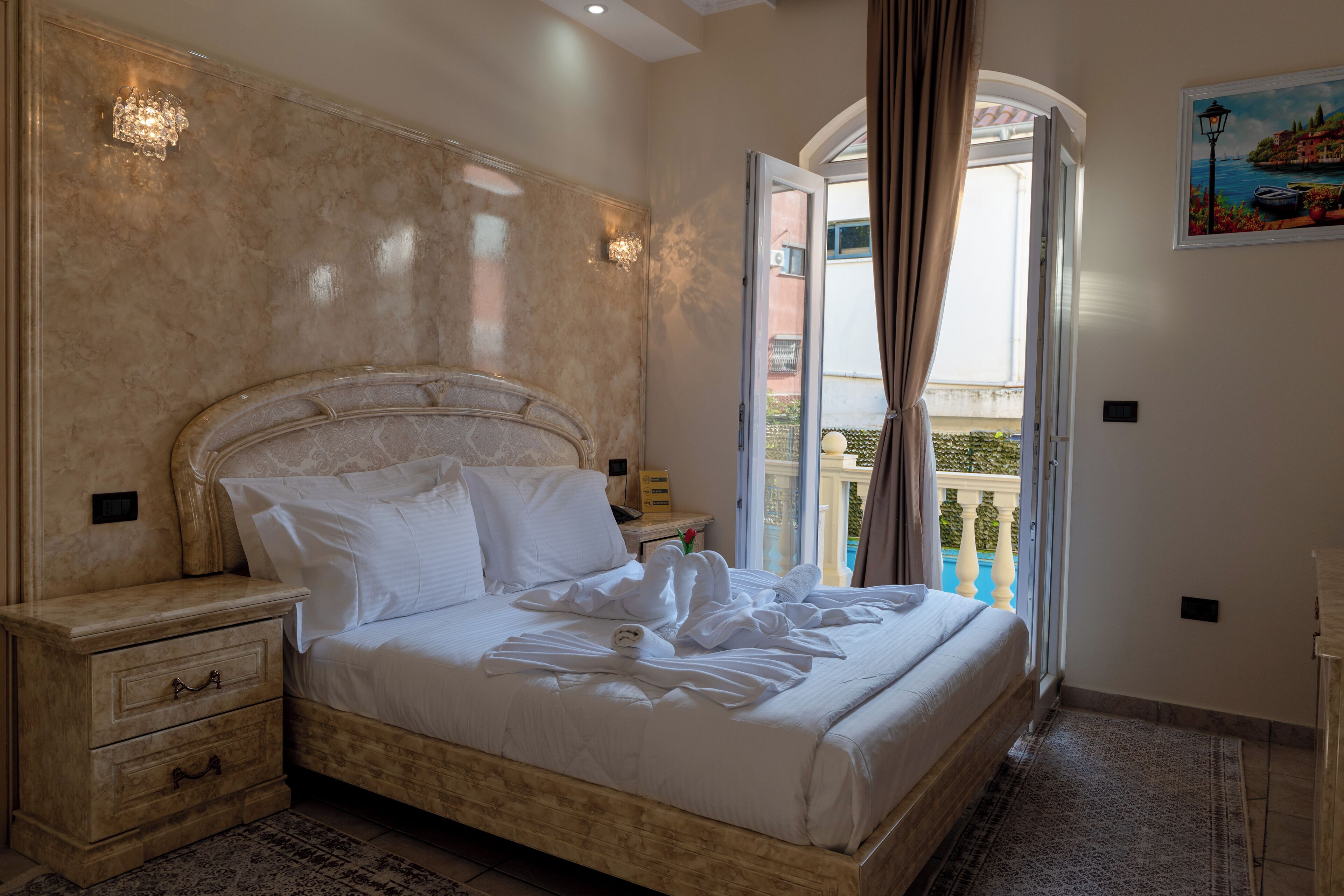 Suite - udsigt til have | Egyptiske bomuldslagner, premium-sengetøj, dundyner