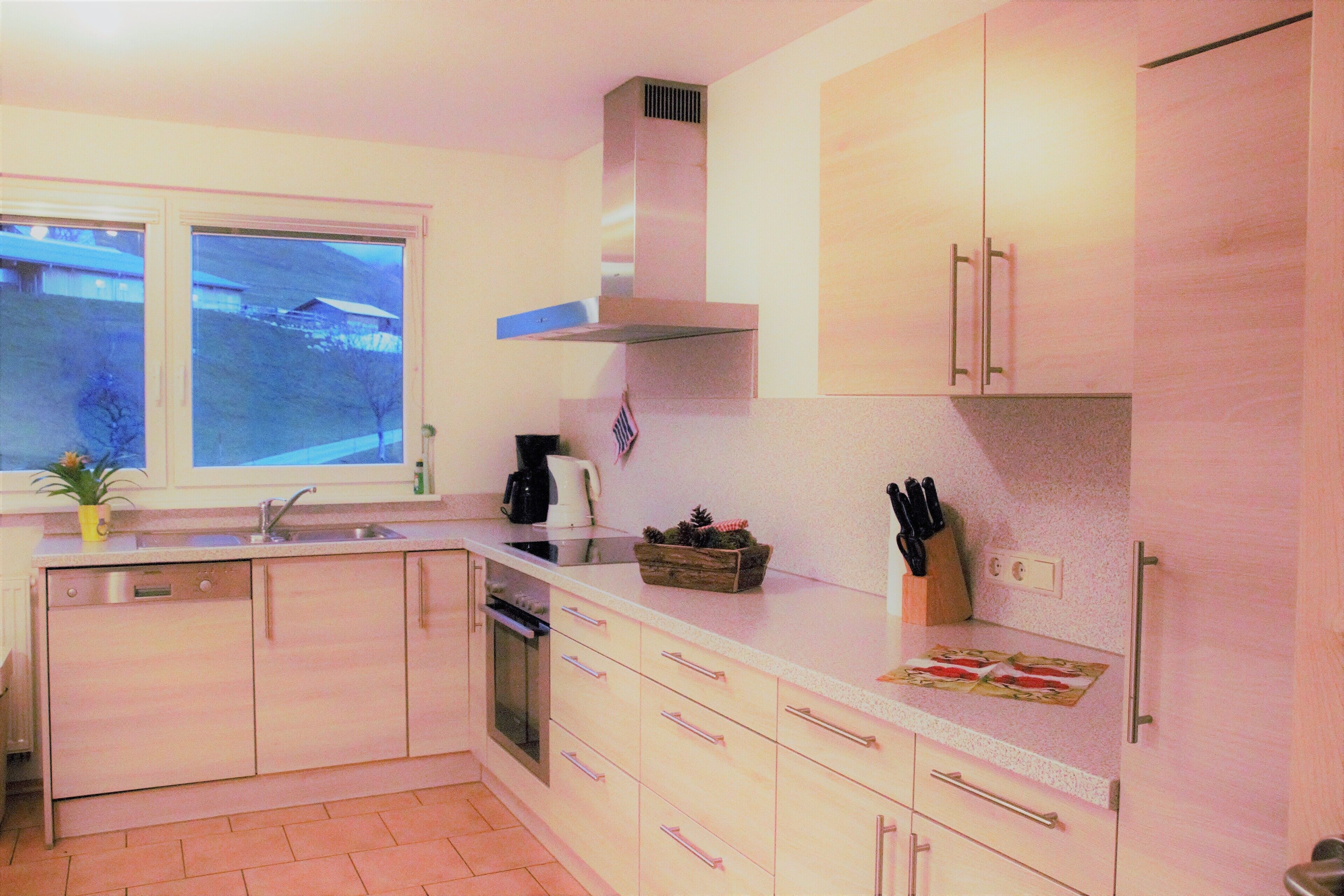 Kylskåp, mikrovågsugn, ugn och spishäll