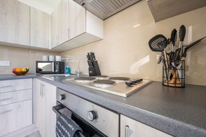 Lägenhet City - 1 dubbelsäng | Eget kök | Vattenkokare och pappersservetter