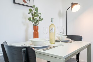 City Apartment, 1 Double Bed | Living area - Church View 4 by Tŷ SA - Free parking (Newport)