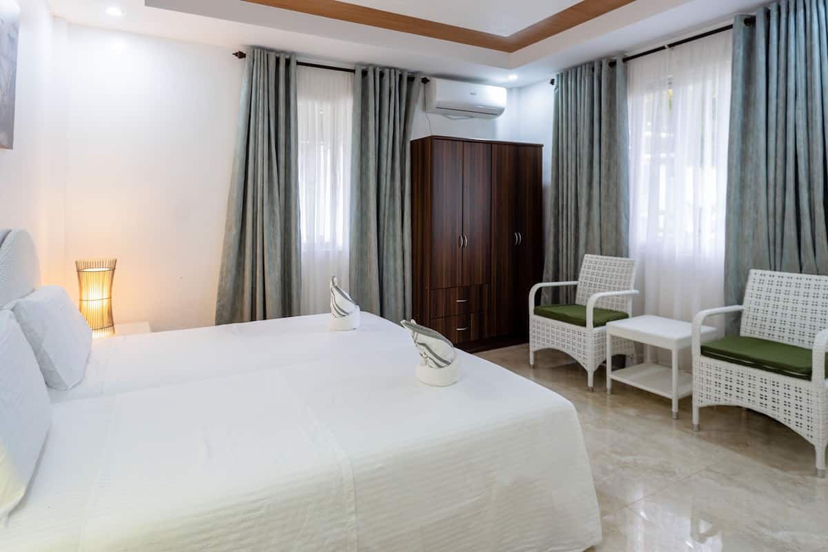 Villa familiare, 2 camere da letto | Insonorizzazione, Wi-Fi gratuito