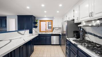 Dishwasher, dining tables