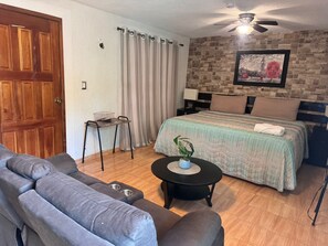 Standard Room, 1 King Bed, Non Smoking, Courtyard View | 1 bedroom, premium bedding, down comforters, iron/ironing board - Carambola Rooms (Campeche)
