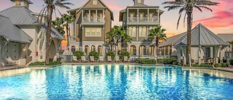 Una piscina climatizada