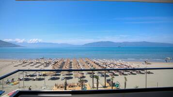 Double Room, Sea View | 1 bedroom, premium bedding, minibar, desk