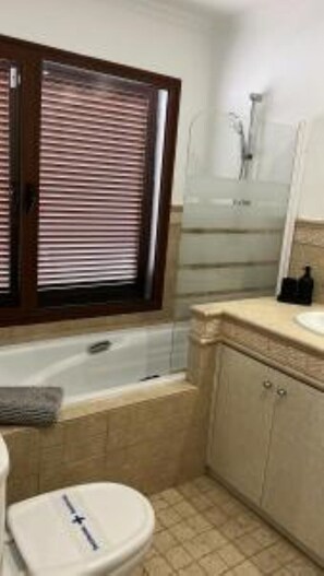 淋浴设施、吹风机、毛巾、肥皂