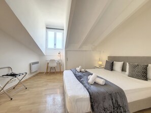 1 bedroom, iron/ironing board