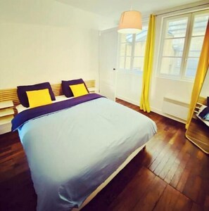 1 makuuhuone, vuodevaatteet