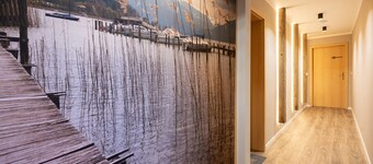 Fine apartment with terrace close to the lake