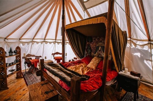 Majestic - beautiful tent at Good Knights Medieval