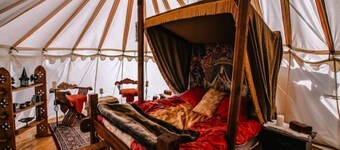 Majestic - beautiful tent at Good Knights Medieval