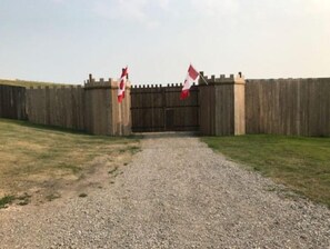 Enceinte de l’hébergement