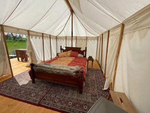 Fleur-de-lis - tent at Good Knights Medieval