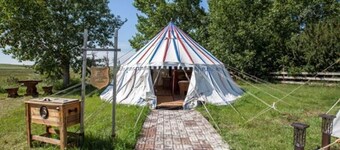 Fleur-de-lis - tent at Good Knights Medieval