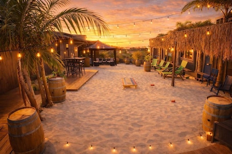 Terrace/patio. Event Space: Beach Club with BBQ, Speakers & Great Vibes