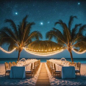 Espace banquet en plein air