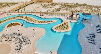 4 BR Direct Beachfront Price Cut July 27-Aug 3 Splash Pad Lazy River-Waterslide