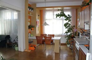 Fridge, microwave, oven, coffee/tea maker - Cosy & Spacious Apartment, City Center, WiFi FREE (Hlavní mesto Praha)