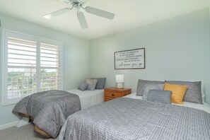 3 habitaciones, internet y ropa de cama 