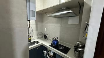 Apartment | Private kitchen | Fridge, microwave, espresso maker, blender