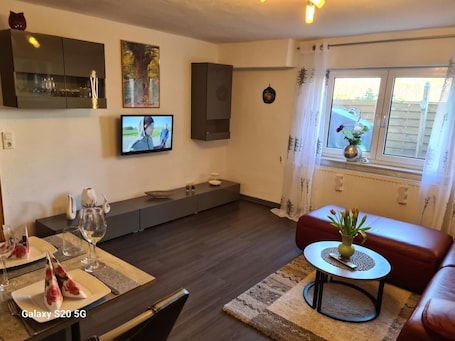 Living area. Vacation apartment Eulennest