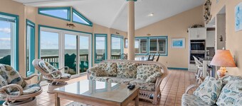Premium Avon oceanfront home! Best beach access, pool, tiki bar, hot tub ★★★★★