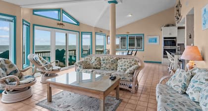 Premium Avon oceanfront home! Best beach access, pool, tiki bar, hot tub ★★★★★