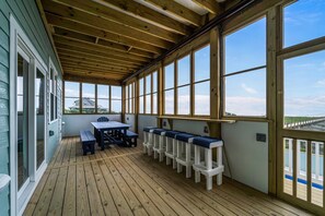 Dining - Soundfront home, private dock, pool, hot tub, theater, kiteboarding haven ★★★★★ (Avon)