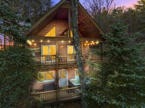 Exterior - 'Knotty By Nature' Cozy Cabin w/ View and Hot Tub (West Jefferson)