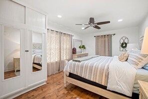 2 chambres, fer et planche Ă repasser, Wi-Fi, draps fournis