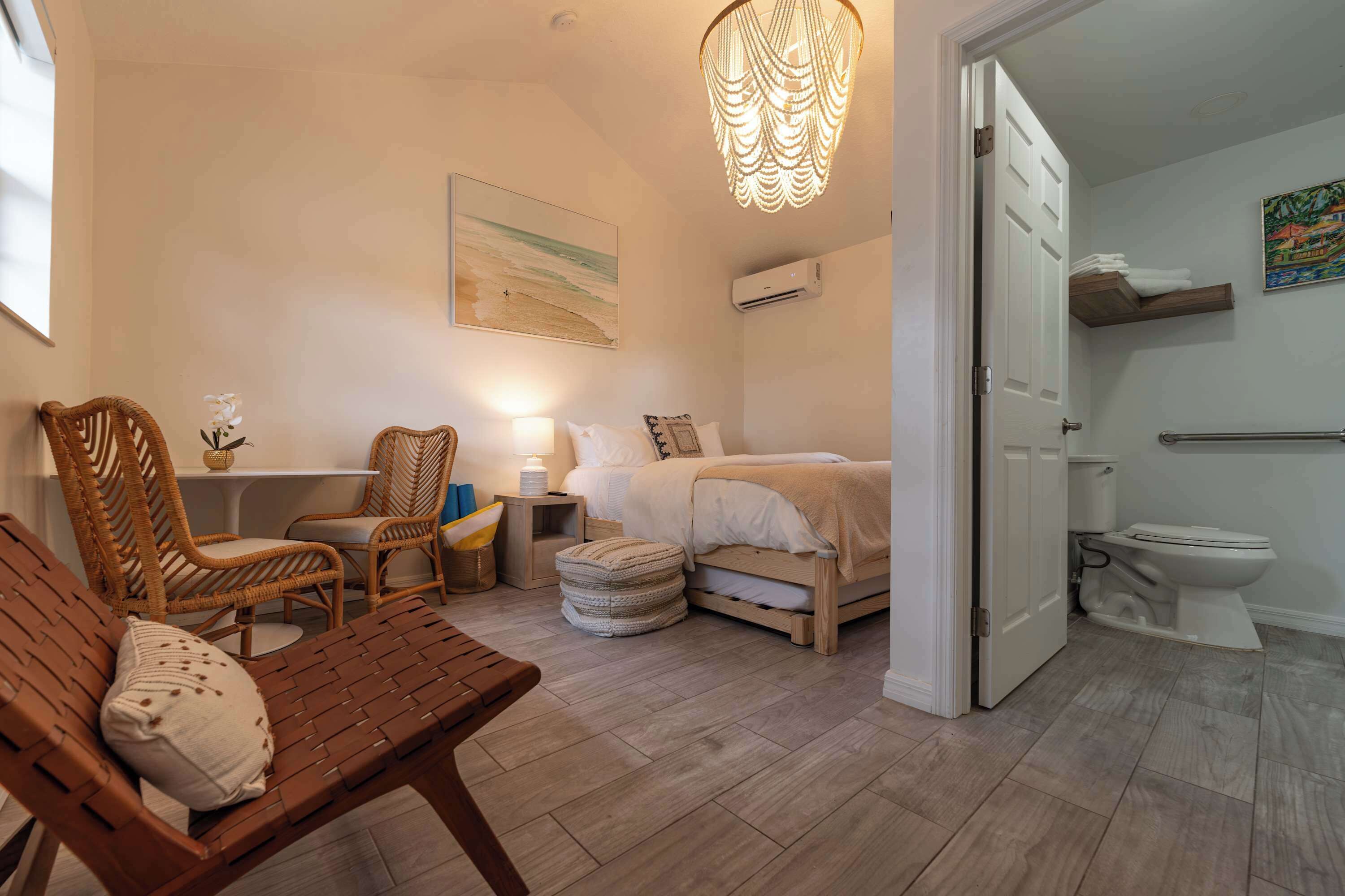 1 habitación, internet y ropa de cama 