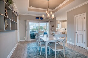 Dining - Pet Friendly-4BD Ocean View Home-Private Pool w covered Bar Area (North Myrtle Beach)