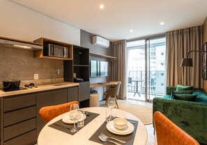 Apartamento 1 Dormitorio Casal | Ausblick vom Zimmer