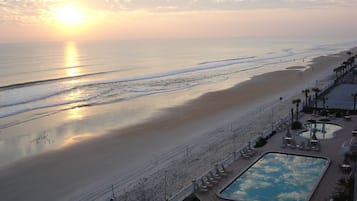 Aan het strand