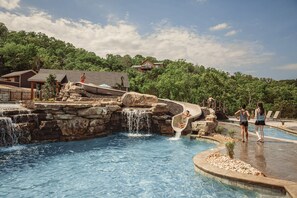 Indoor pool, outdoor pool - #9 - Main Level - Antlers Resort 4 Bedroom (Branson)