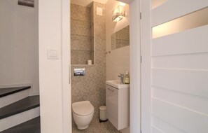 Shower, hair dryer
