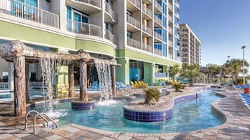 Indoor pool, outdoor pool